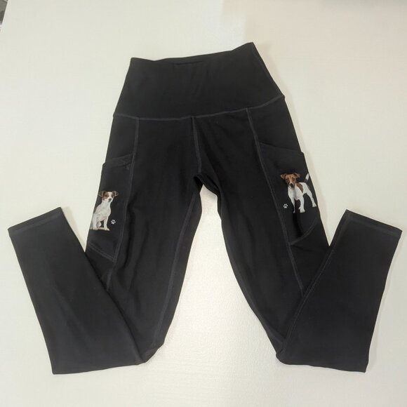 E & S Pets Jack Russell Terrier Leggings Black Size Small - Picture 5 of 16